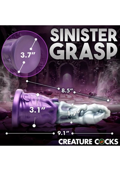 Grim Reaper 9" Silicone Suction Cup Dildo By Creature Cocks