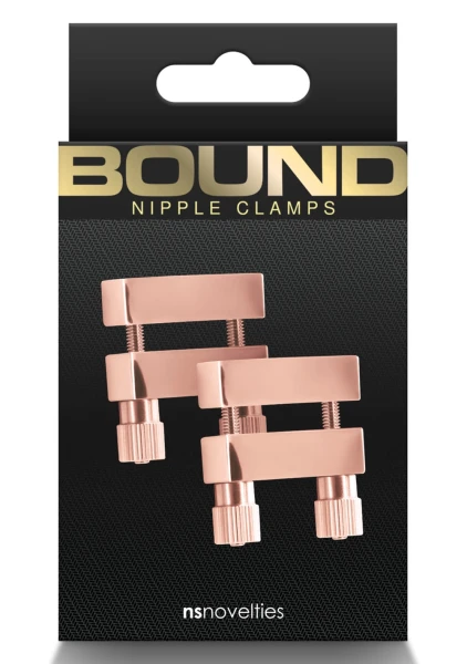 Bound Adjustable V1 Nipple Clamps By NS Novelties - Gunmetal