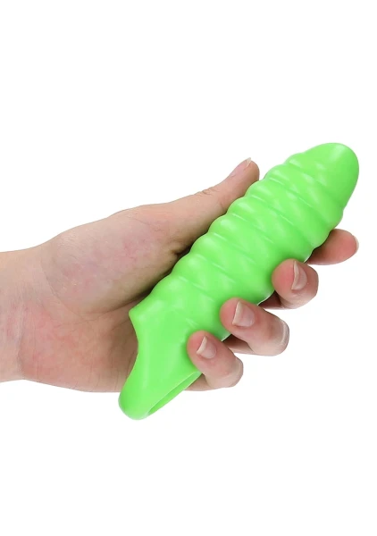 Ouch! Glow in the Dark Thick Stretchy Penis Sleeve - Swirl — image 8 of 10