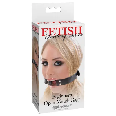 Fetish Fantasy Series Beginners Open Mouth Gag Black