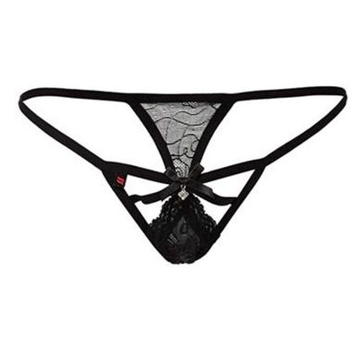 Lace Rose Thong L XL