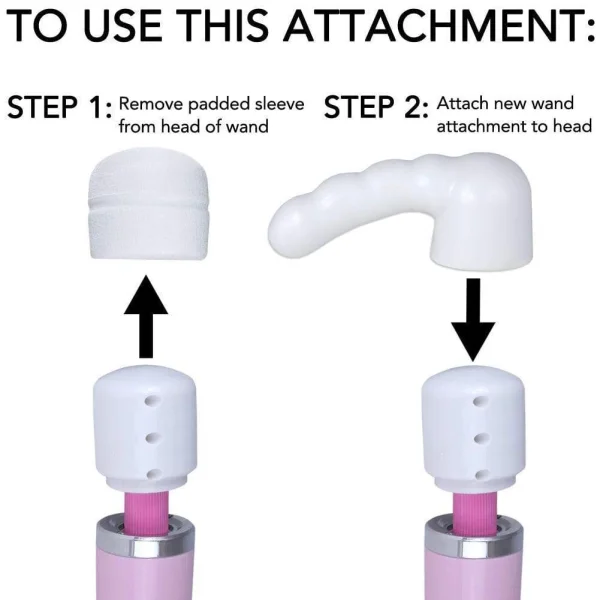 Rippled G-Spot Wand Attachment