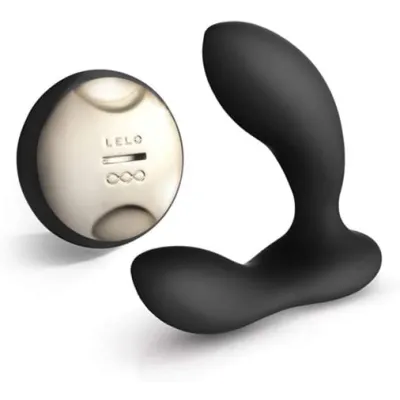 LELO LELO HUGO Male Prostate Massager Black Remote Controlled Vibrating Prostate Massager Toy for Men 0 79 kilograms