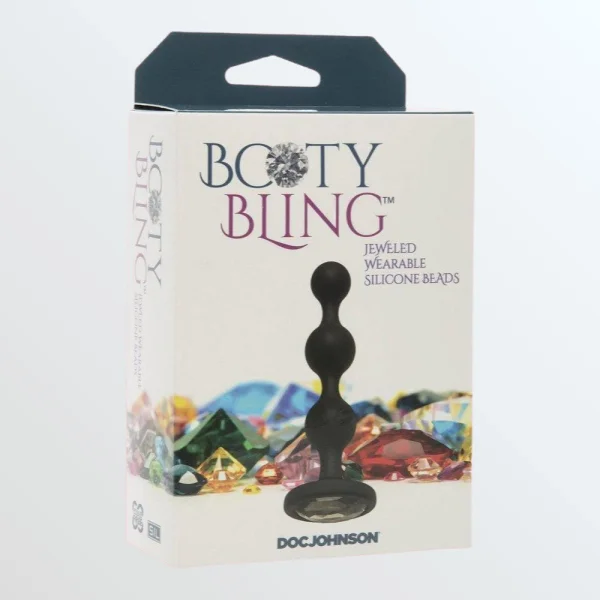 Booty Bling Wearable Silicone Beads Silver