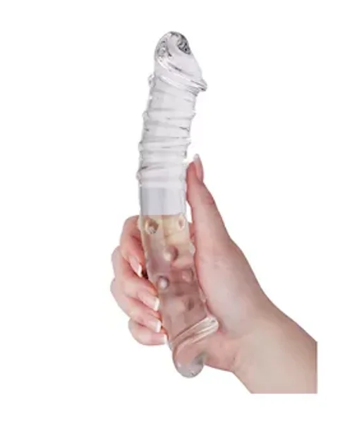 Lucent Duo Double Entry Glass Massager - Clear - 9 Inch — image 3 of 4