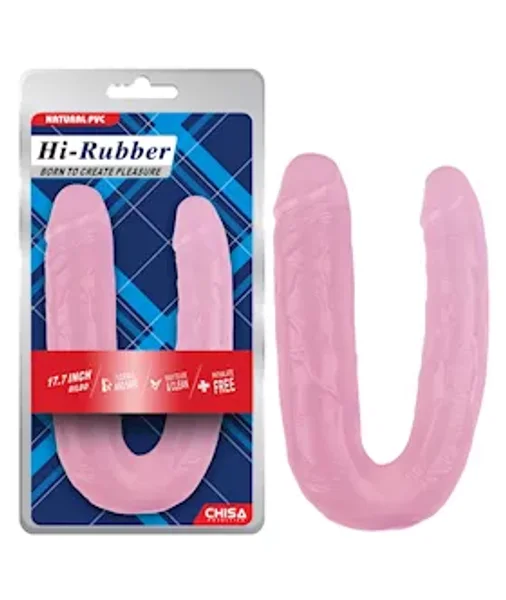 Kenny Double Penetration Dildo - 17.7 Inch - Pink - 17.7 Inch — image 4 of 4