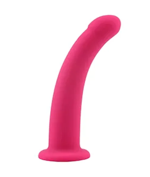 Bend Over M Harnessable Dildo - Pink - 6 Inch — image 3 of 4