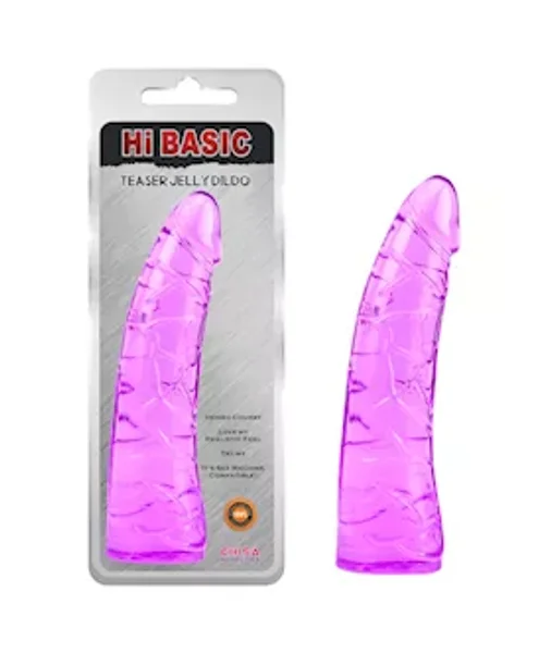 Teaser Jelly Dildo - 7.3 Inch - Purple - 7.3 Inch — image 4 of 4