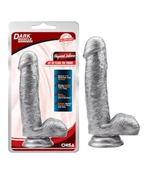 Heywood Jablome Suction Cup Dildo - 7 Inch - Silver - 7 Inch — image 4 of 4