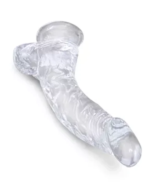 King Cock Clear Dildo With Balls - 7.5 Inch - 7.5 Inch — image 7 of 8