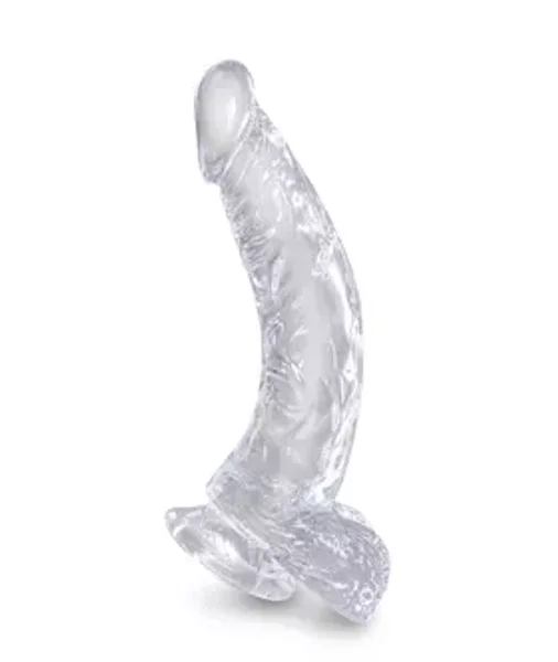 King Cock Clear Dildo With Balls - 7.5 Inch - 7.5 Inch — image 5 of 8