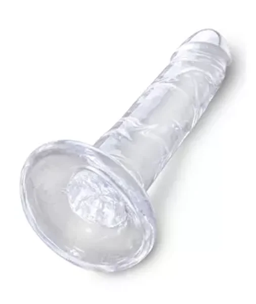 King Cock Clear Dildo With Balls - 6 Inch - 6 Inch — image 9 of 10