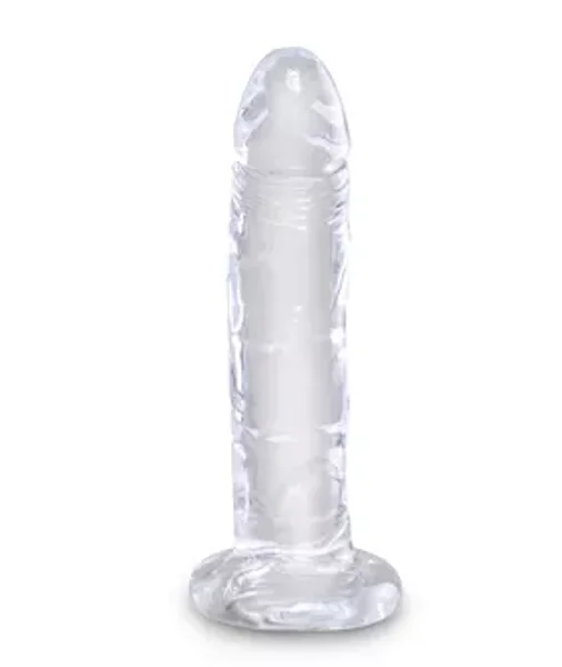 King Cock Clear Dildo With Balls - 6 Inch - 6 Inch — image 7 of 10