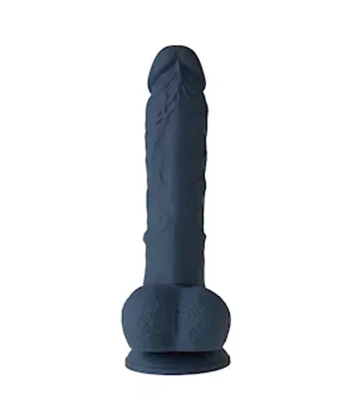 Nood Colours 8 Inch Realskin Dildo - Blue - 8 Inch — image 6 of 6