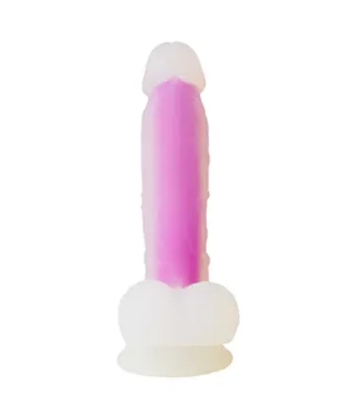 Nood Colours 6 Inch Realskin Dildo - Purple - 6 Inch — image 6 of 6