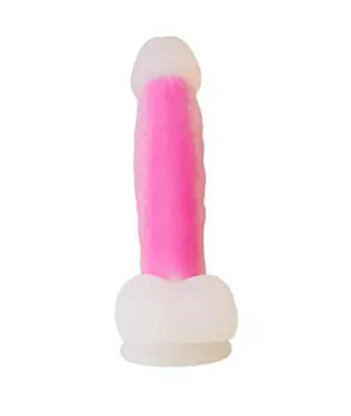 Nood Colours 7 Inch Realskin Dildo - Pink - 7 Inch — image 7 of 7