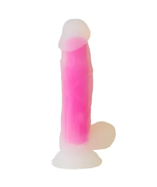 Nood Colours 7 Inch Realskin Dildo - Pink - 7 Inch — image 5 of 7