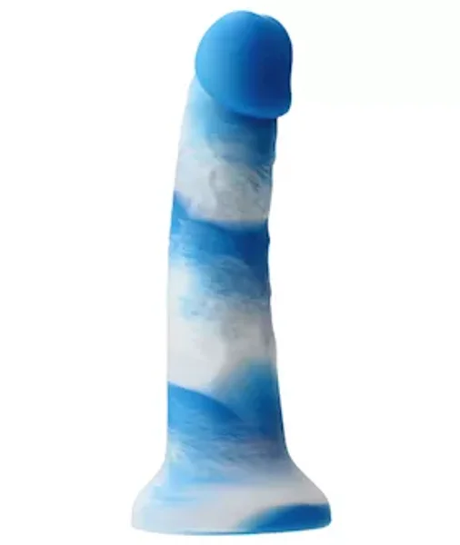 Yum Yum Dildo - Blue - 6 Inch — image 2 of 3