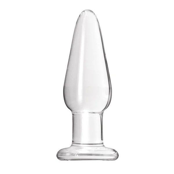 Crystal Glass Medium Tapered Butt Plug by NS Novelties - Clear — image 4 of 4