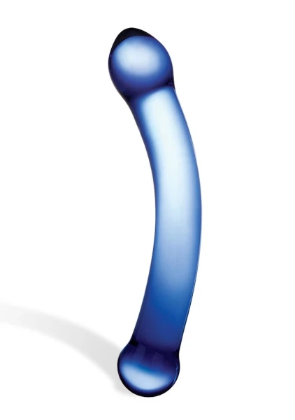 Curved G-Spot 6" Glass Dildo