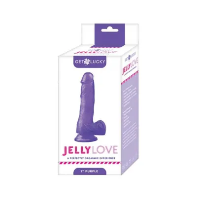 Get Lucky 7 inch Jelly Dong Purple