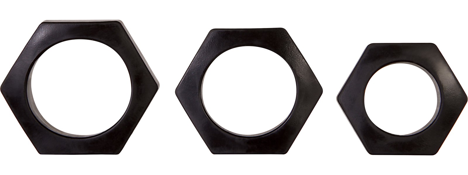 Lug Nuts Cock Rings Set x3