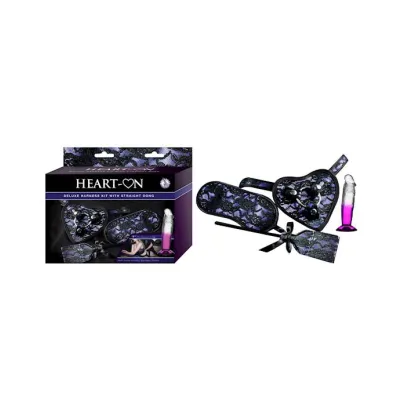 Heart on Deluxe Harness Kit With Straight Dong