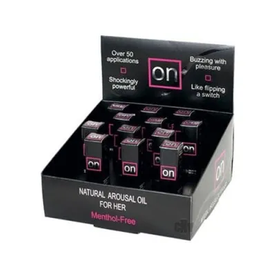 On Natural Arousal Oil Original 12 Pieces Display 0 17 Fl Oz Bottles