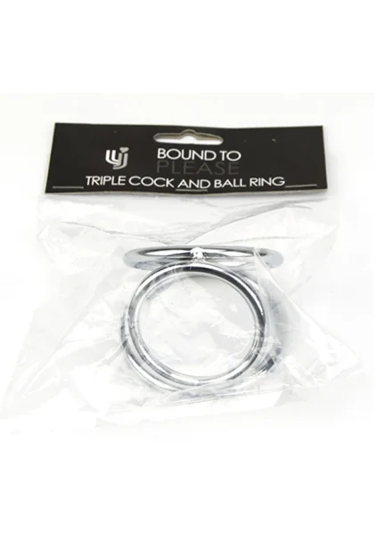 Bound to Please Triple Cock and Ball Ring