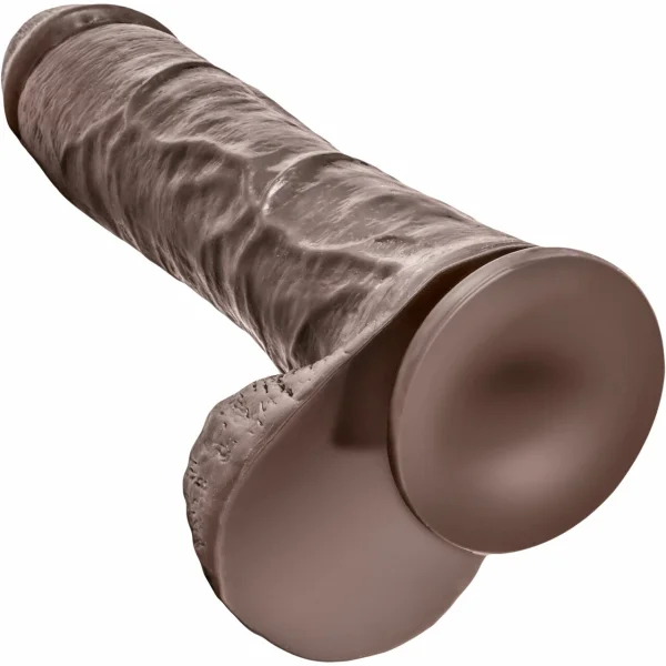 Dr. Skin Mr. Savage Realistic Dildo With Balls & Suction Cup by Blush - Chocolate