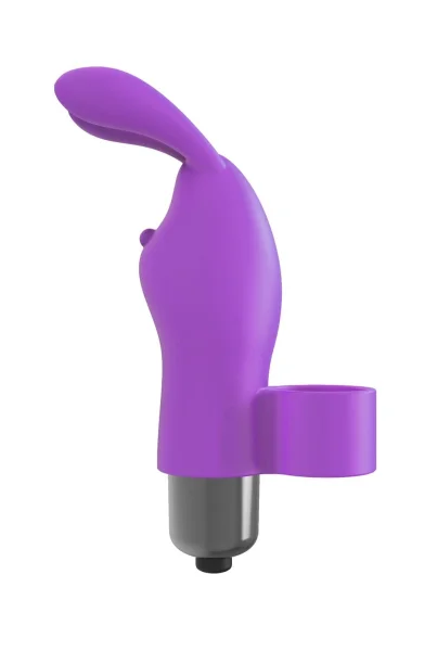The 9's Flirt Finger Bunny Finger Vibrator Purple