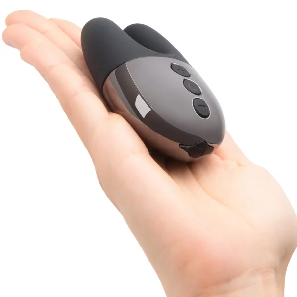 Le Wand Chrome Double Motor Vibrator - Black
