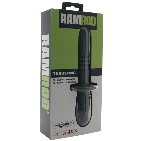 Ramrod Thrusting Rechargeable Waterproof Silicone Vibrating Anal Probe By CalExotics