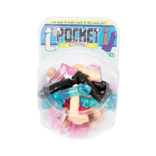 Pocket Cocks Display Fishbowl Of 30