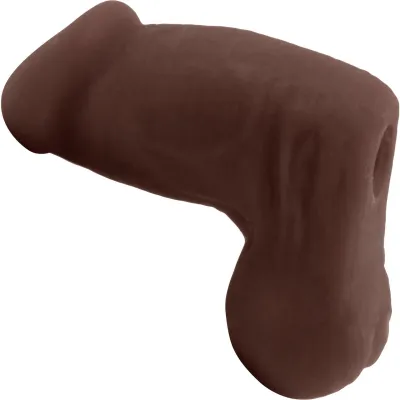 Jack 2 In 1 Stroker Silicone Trans Masc Stroker Packer by New York Toy Collective Chocolate