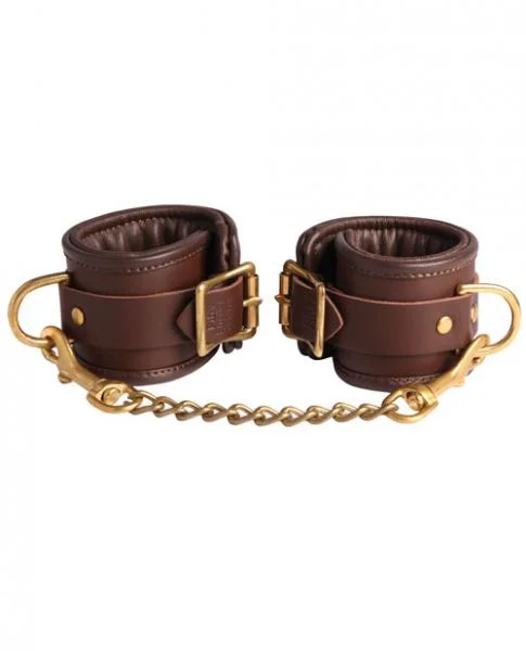 Red Room Ankle Cuffs Brown