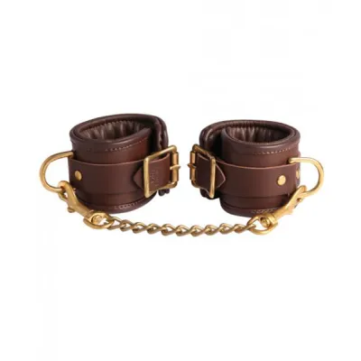 Red Room Ankle Cuffs Brown