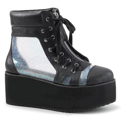 2 3 4 inches PF Ankle Boot Front Zip