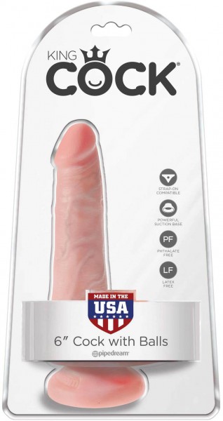 6" Cock + Balls