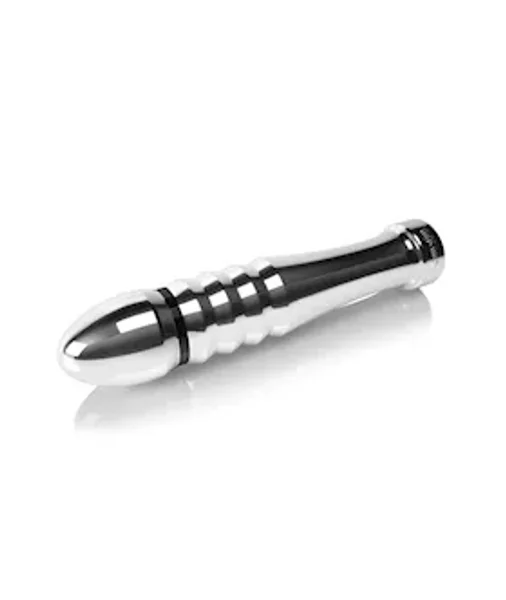 Funky Fella Metal Dildo - Silver - 5.1 Inch — image 5 of 6