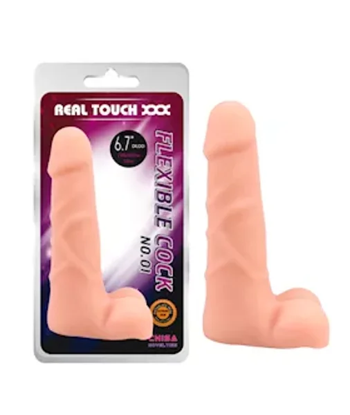 Flexible Cock No.01 - 6.7 Inch - Flesh - 6.7 Inch — image 5 of 6