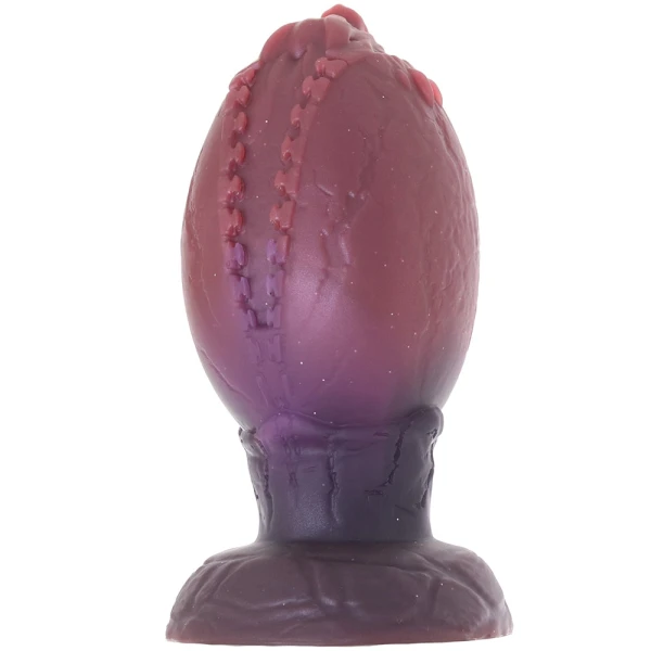 Dragon Hatch Silicone Egg 7" Butt Plug With Suction Cup By Creature Cocks - XL