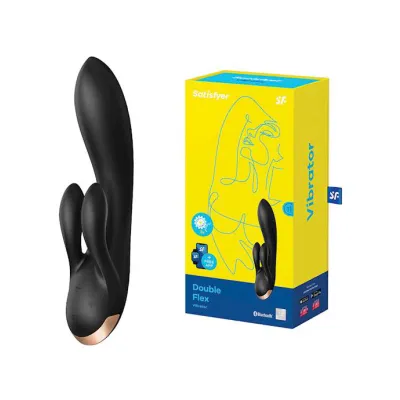Satisfyer Double Flex Black 7 9 Inch