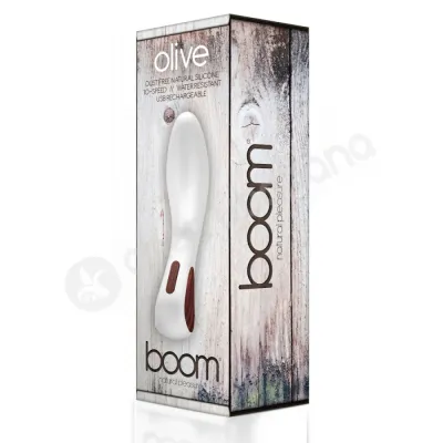 Boom Olive White Vibrator