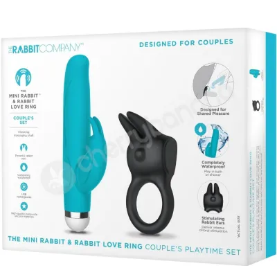 The Rabbit Company Mini Rabbit Rabbit Love Ring Couples Playtime Set