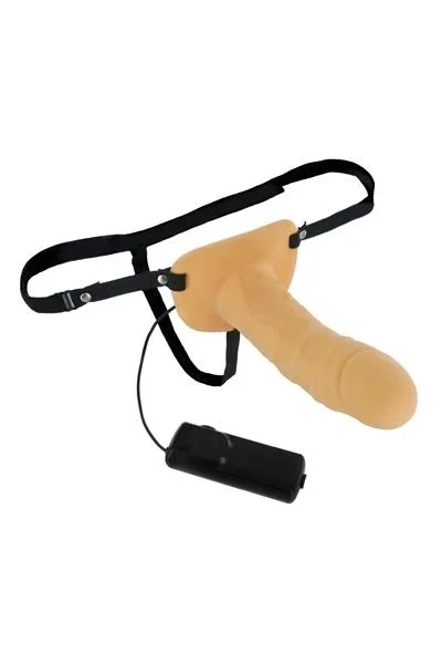Erection Assist Hollow Strap On Vibe Beige — image 4 of 6