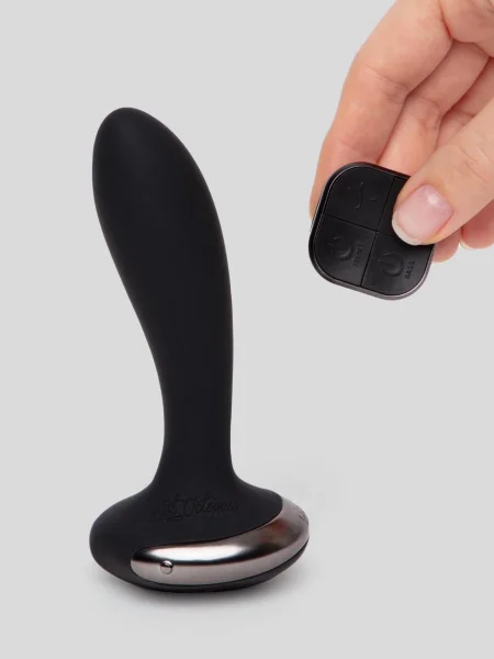 Hot Octopuss Flexible Base Remote Control Silicone Vibrating Butt Plug
