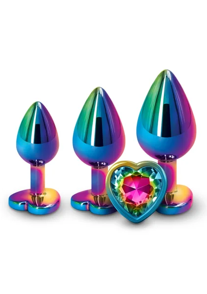 Rear Assets Heart Gem Metal Plug Kit