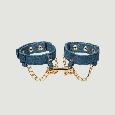 CalExotics Ride Em Premium Denim Collection Ankle Cuffs