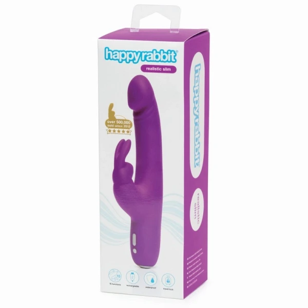 Happy Rabbit Realistic Slim Vibrator — image 16 of 21